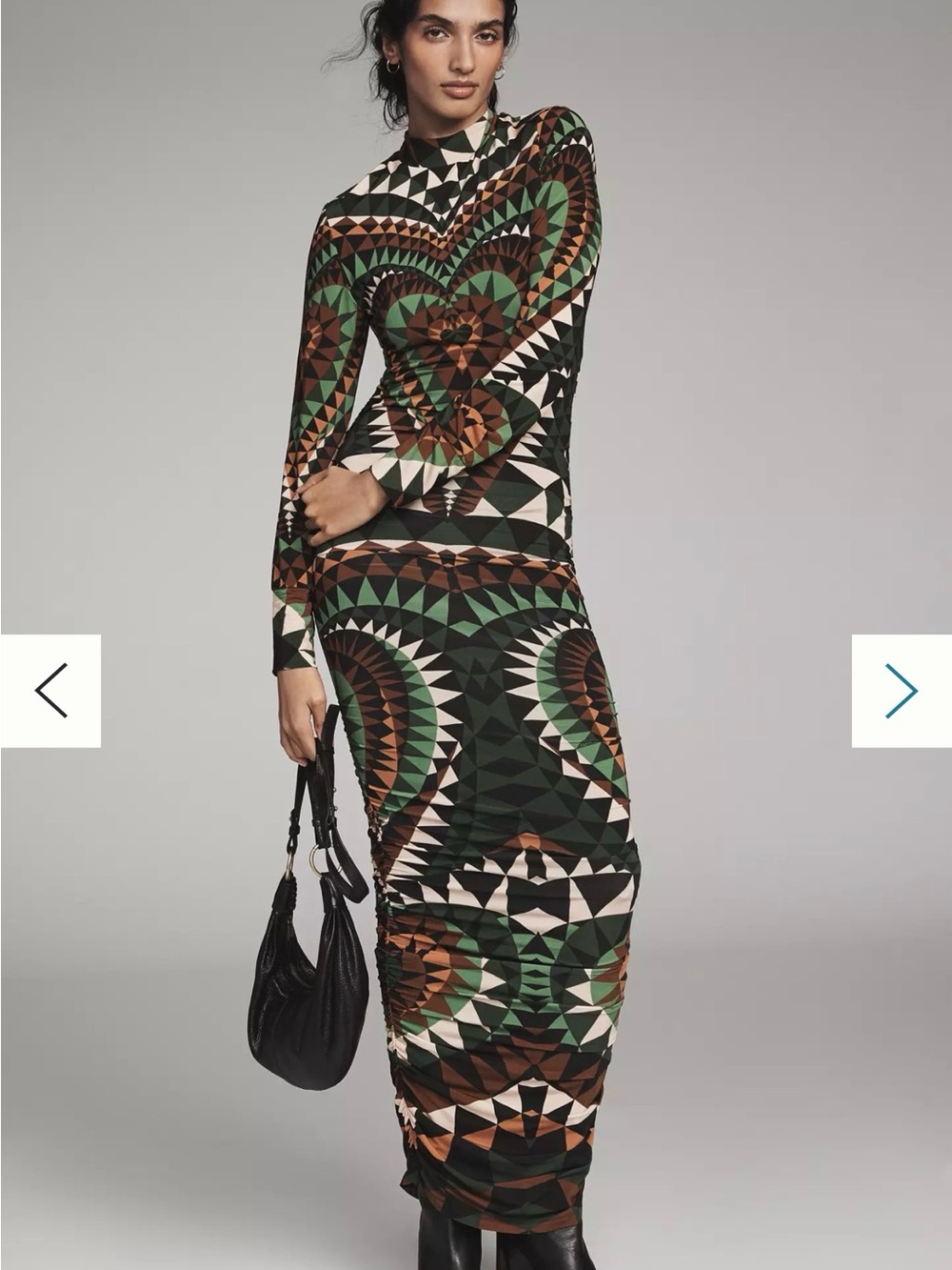 Farm Rio Geometric Print Jersey Dress